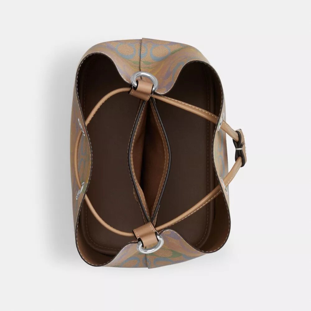 Τσάντα Rowan Bucket από το Signature Canvas Rainbow