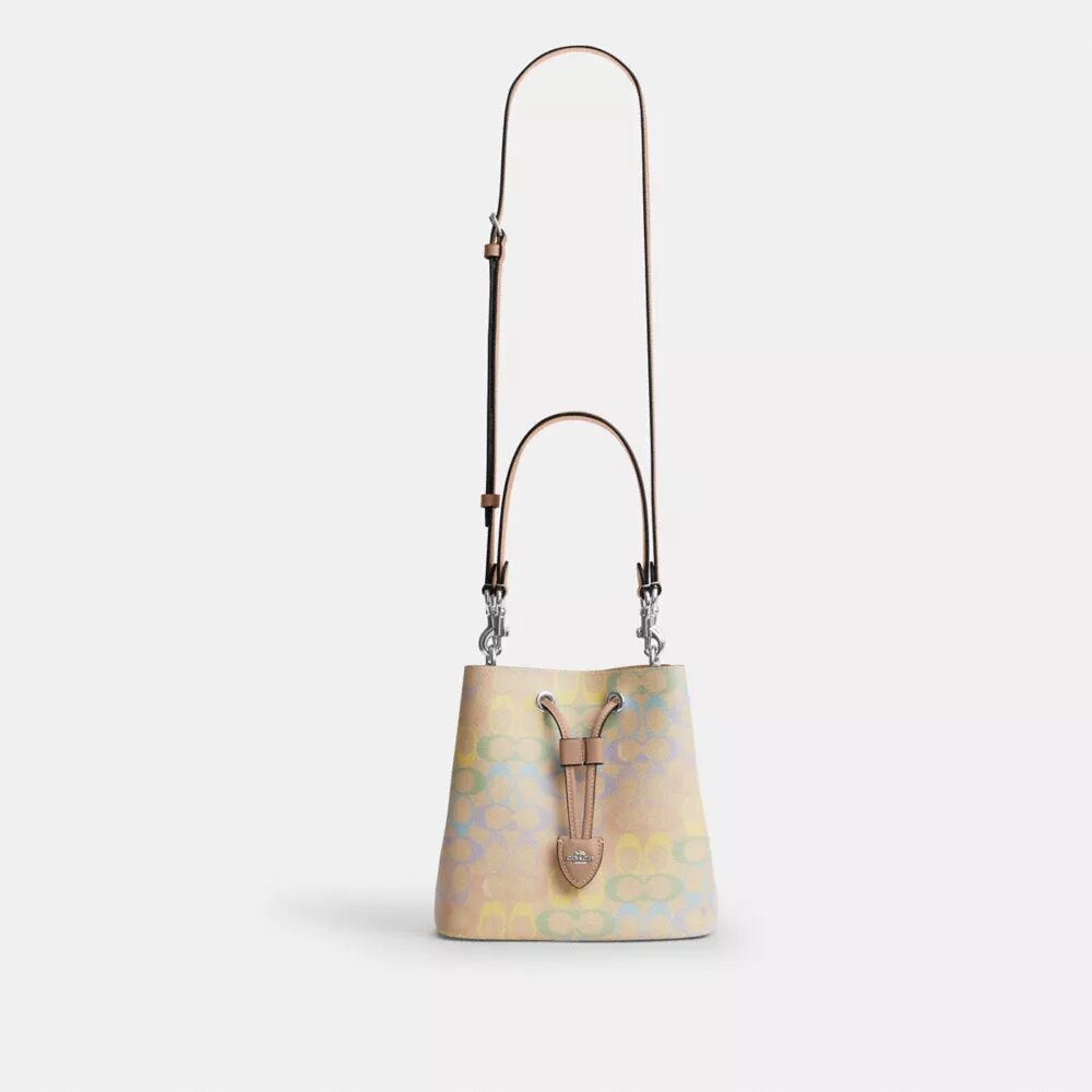 Τσάντα Rowan Bucket από το Signature Canvas Rainbow