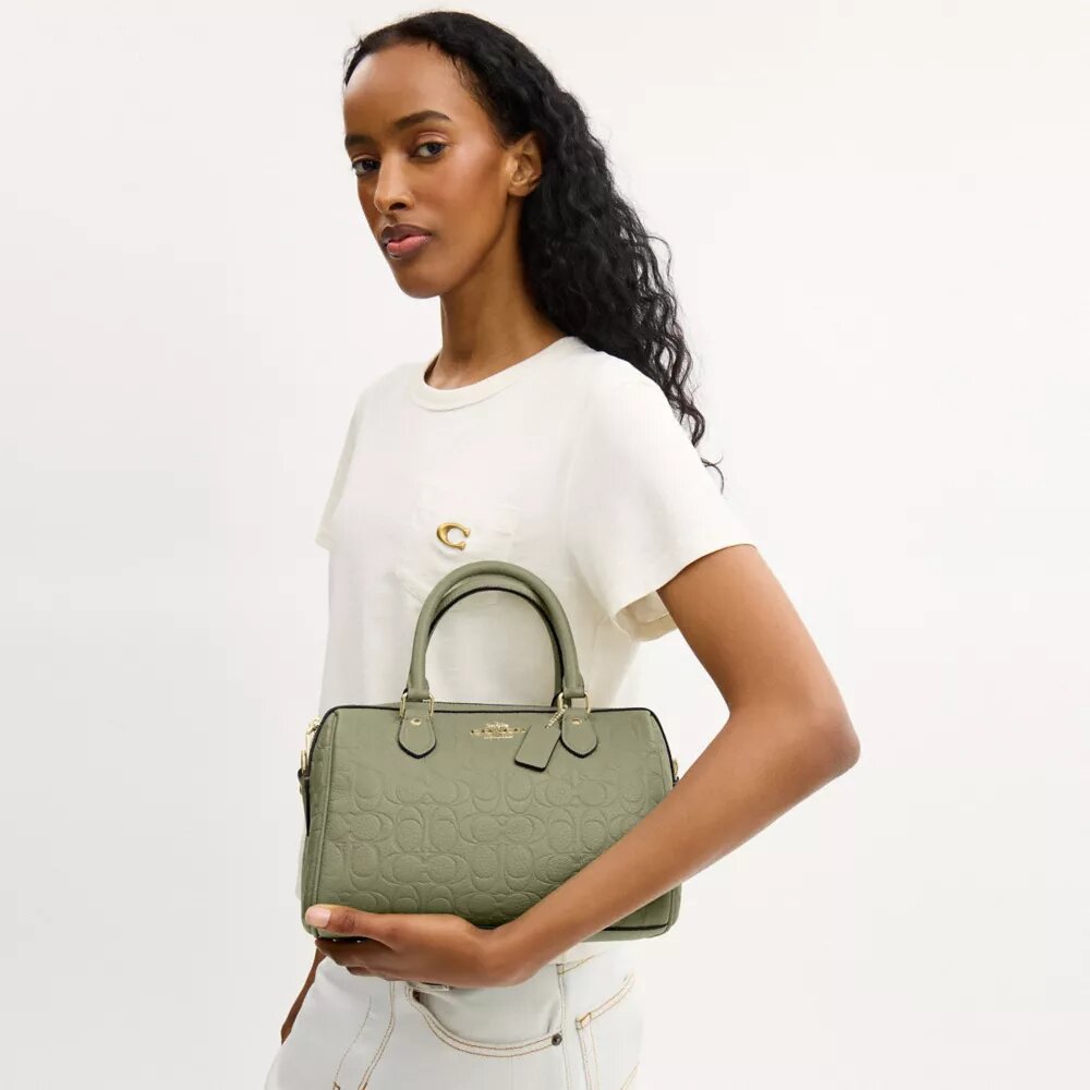 Τσάντα Rowan Satchel από χαρακτηριστικό δέρμα