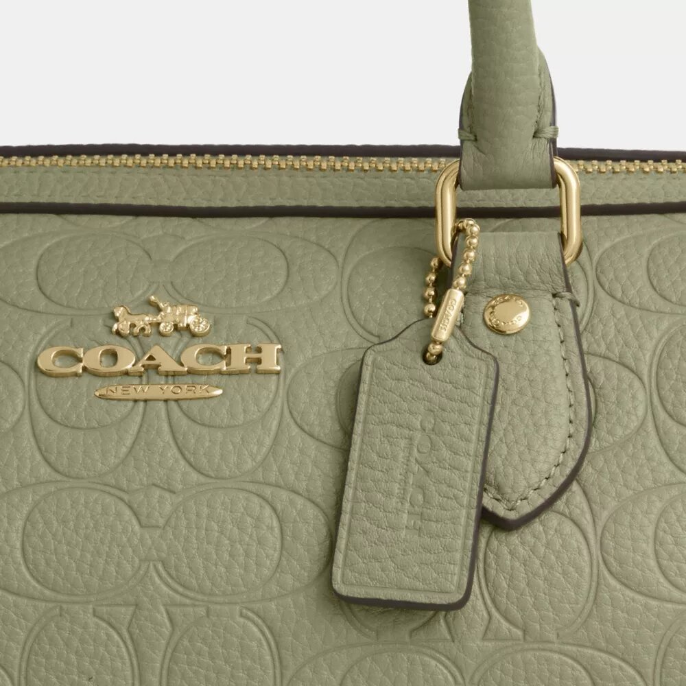 Τσάντα Rowan Satchel από χαρακτηριστικό δέρμα