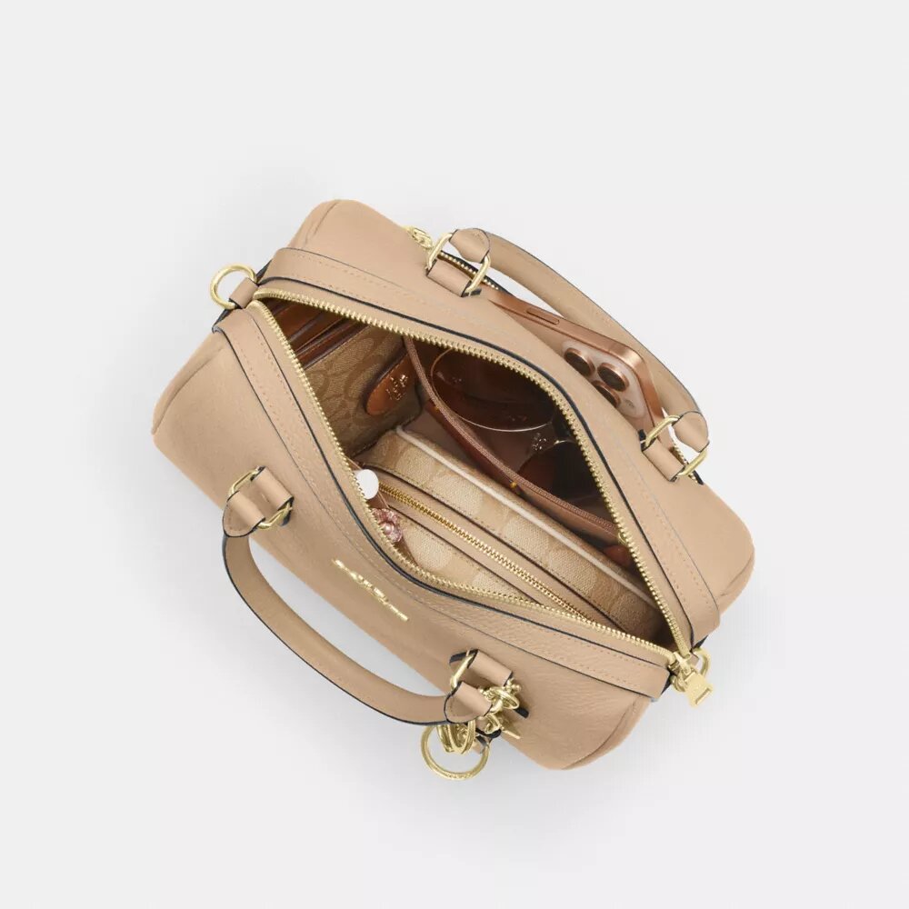 Τσάντα Rowan Satchel από χαρακτηριστικό δέρμα