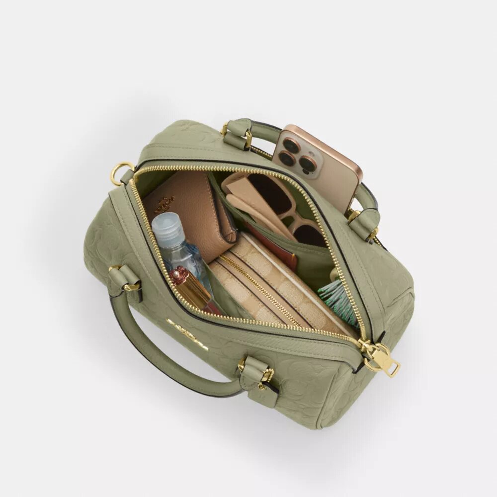 Τσάντα Rowan Satchel από χαρακτηριστικό δέρμα