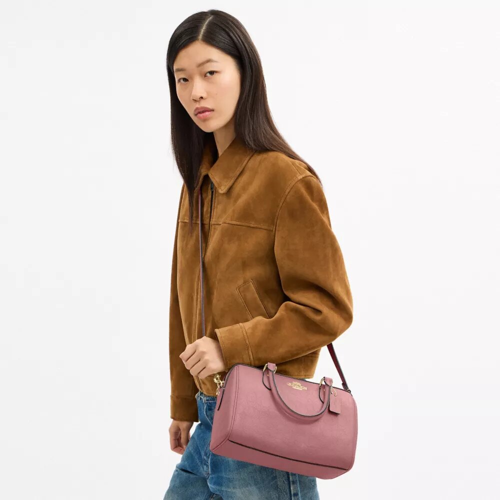 Τσάντα Rowan Satchel από χαρακτηριστικό δέρμα