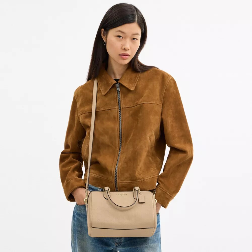 Τσάντα Rowan Satchel από χαρακτηριστικό δέρμα