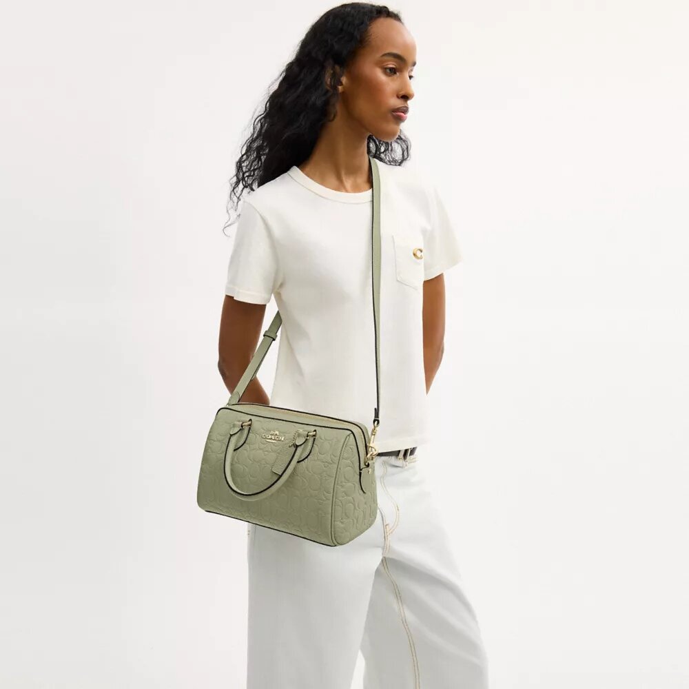 Τσάντα Rowan Satchel από χαρακτηριστικό δέρμα