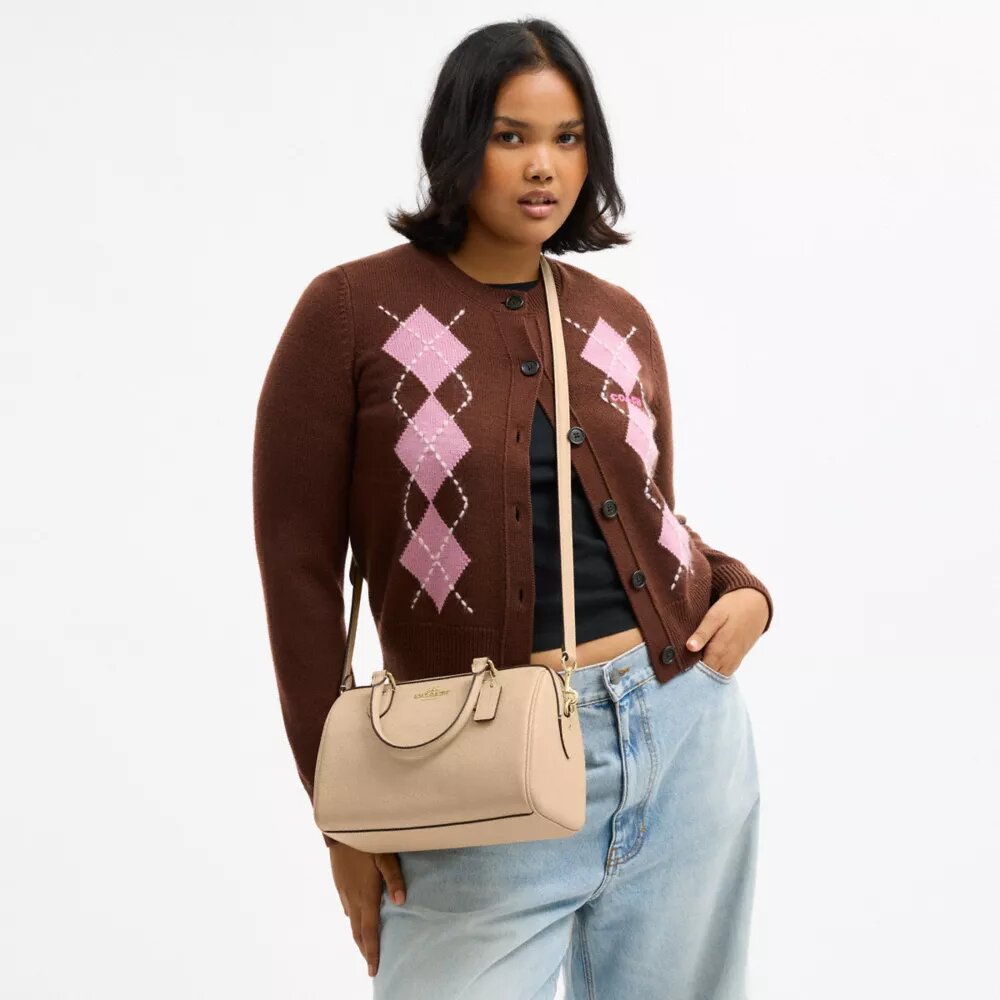 Τσάντα Rowan Satchel από χαρακτηριστικό δέρμα
