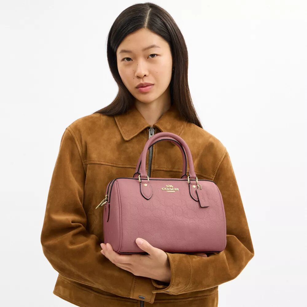 Τσάντα Rowan Satchel από χαρακτηριστικό δέρμα