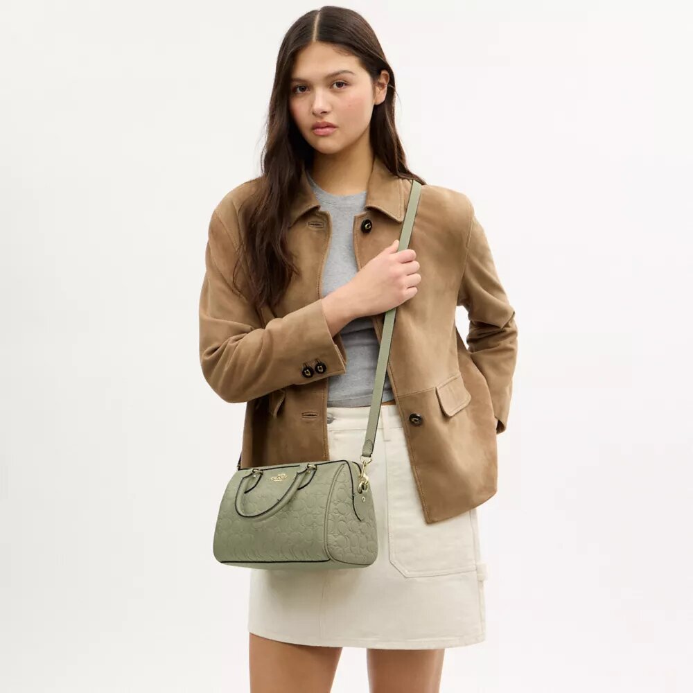 Τσάντα Rowan Satchel από χαρακτηριστικό δέρμα
