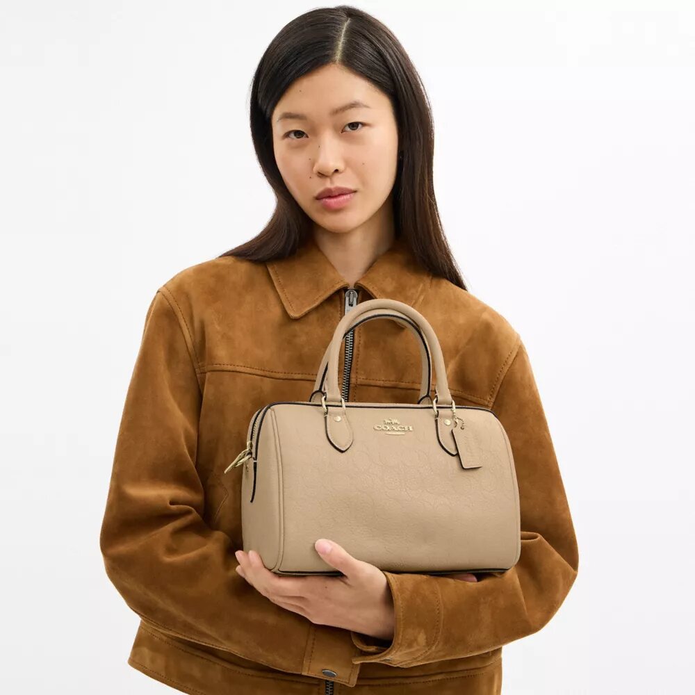 Τσάντα Rowan Satchel από χαρακτηριστικό δέρμα