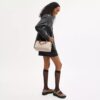 Τσάντα Rowan Satchel από χαρακτηριστικό Signature Canvas με μπλοκ σχέδια