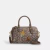 Τσάντα Rowan Satchel από χαρακτηριστικό ζακάρ με λουλουδάτο κέντημα