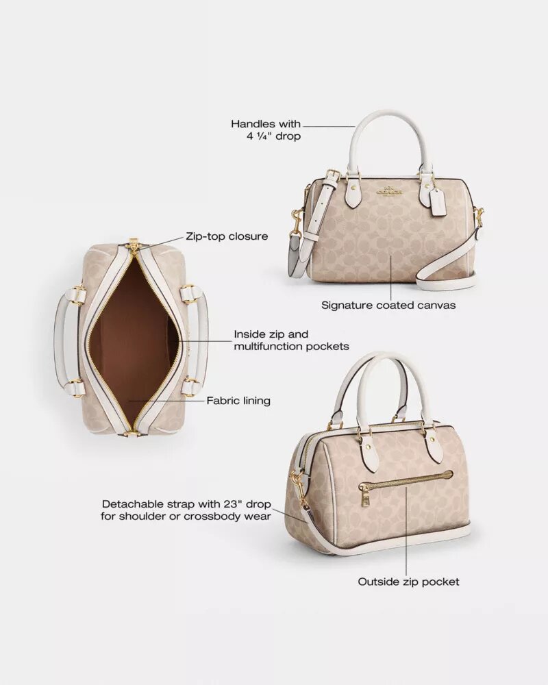 Τσάντα Rowan Satchel από Signature Canvas