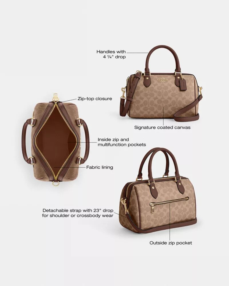 Τσάντα Rowan Satchel από Signature Canvas