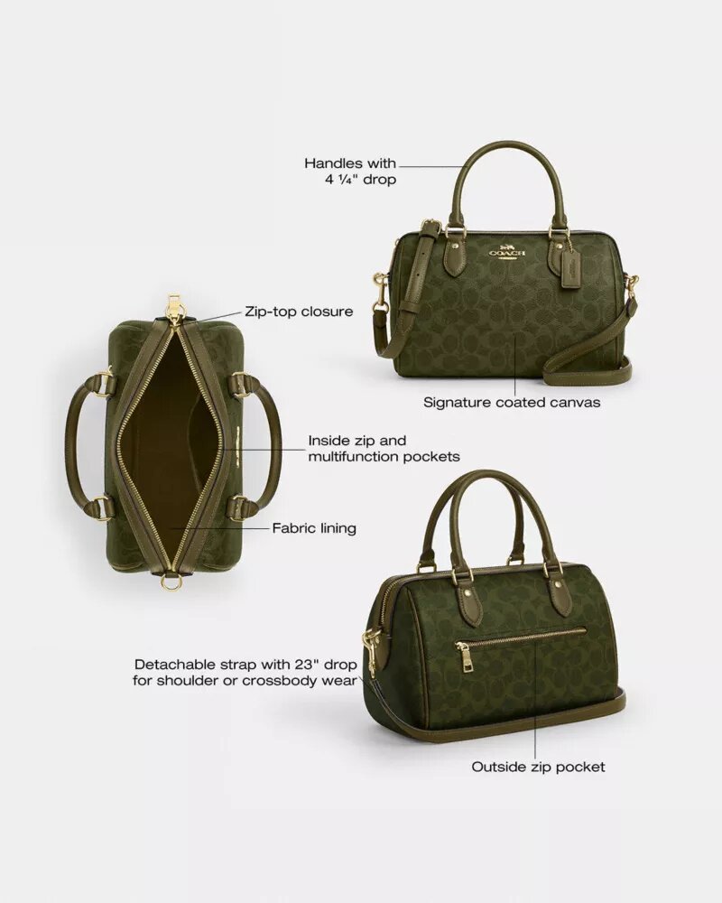 Τσάντα Rowan Satchel από Signature Canvas