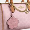 Τσάντα Rowan Satchel από Signature Canvas με Γούρια