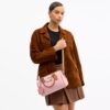Τσάντα Rowan Satchel από Signature Canvas με Γούρια