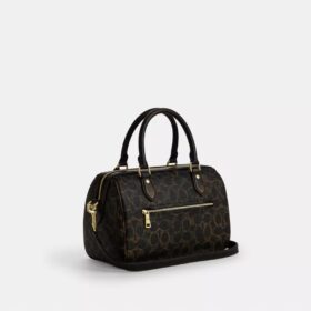 Τσάντα Rowan Satchel από το Signature Canvas με διακοσμητικά στοιχεία