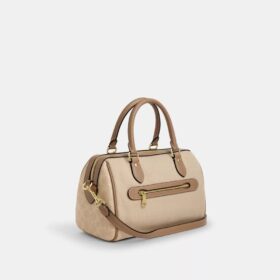 Τσάντα Rowan Satchel σε χρωματικά μπλοκ