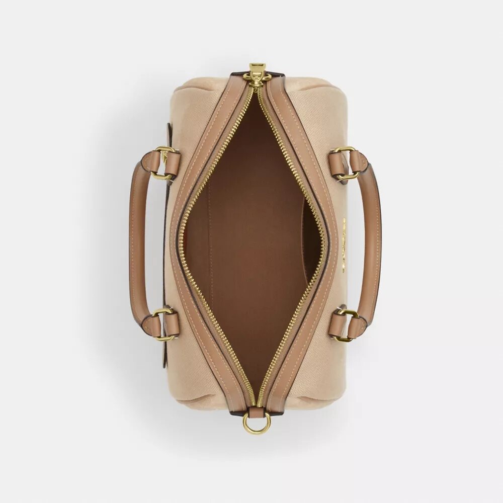 Τσάντα Rowan Satchel σε χρωματικά μπλοκ