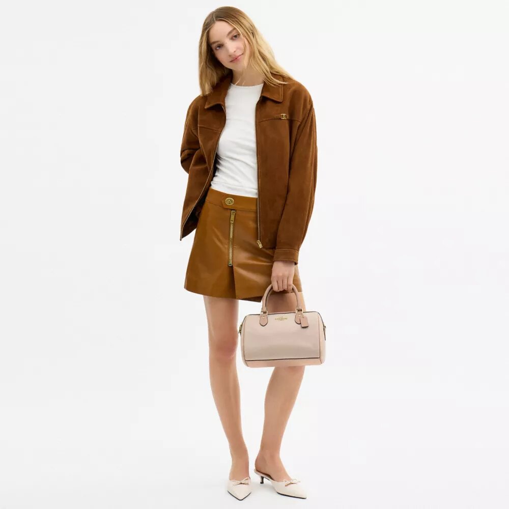 Τσάντα Rowan Satchel σε χρωματικά μπλοκ