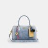 Τσάντα Rowan Satchel σε Loved Denim με γούρια