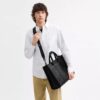 Τσάντα Shopper Wesley από δέρμα Maxi Signature