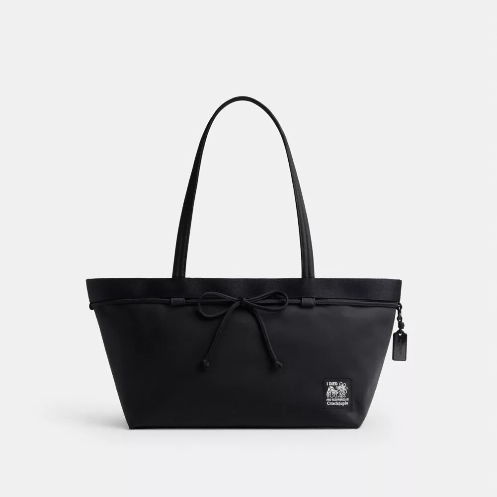 Τσάντα Tote με φιόγκο Coachtopia
