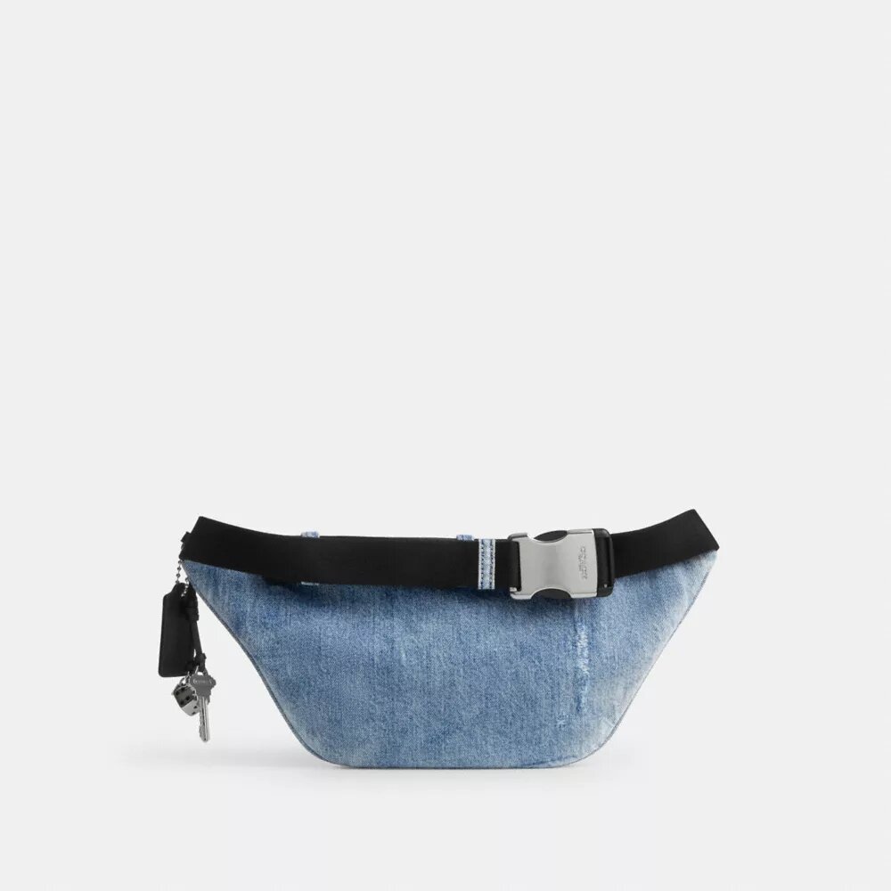 Τσάντα ζώνης Travis 35 σε Loved Denim με γούρια