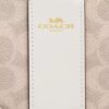 Τσαντάκι χεριού με φερμουάρ στη γωνία από Signature Canvas με ρίγες