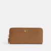 Βασικό λεπτό πορτοφόλι με φερμουάρ σε σχήμα ακορντεόν